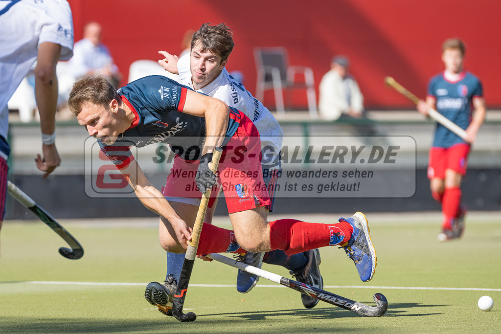 HK_20220925_100258 | 1. Bundesliga Herren Düsseldorfer HC - Berliner HC  am 25.9.2022 DHC Düsseldorf, Düsseldorf , Jonathan Klages Torwart ( Berliner HC #5 )