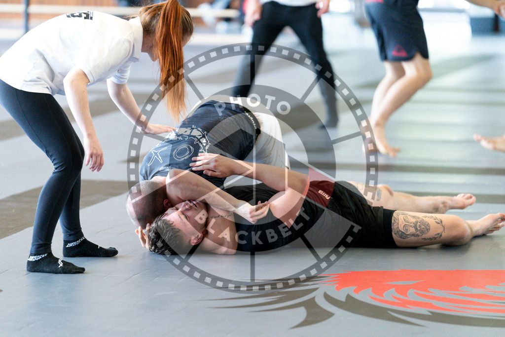 20240608PBB03840 | Fighters compete during the ILLCS VII summer edition luta livre competition in Hannover, Germany, on June 8, 2024.