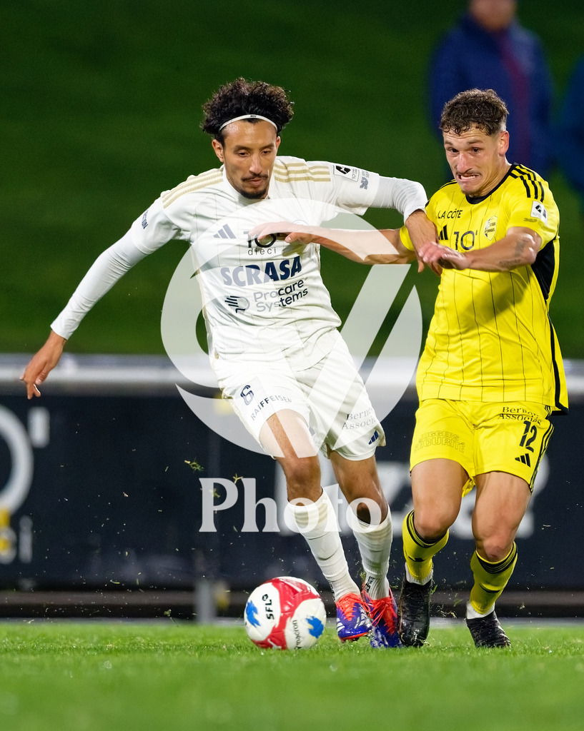dieci Challenge League - FC Stade Nyonnais v Etoile Carouge FC |  during the dieci Challenge League match between FC Stade Nyonnais and Etoile Carouge FC at Centre sportif de Colovray in Nyon, Switzerland