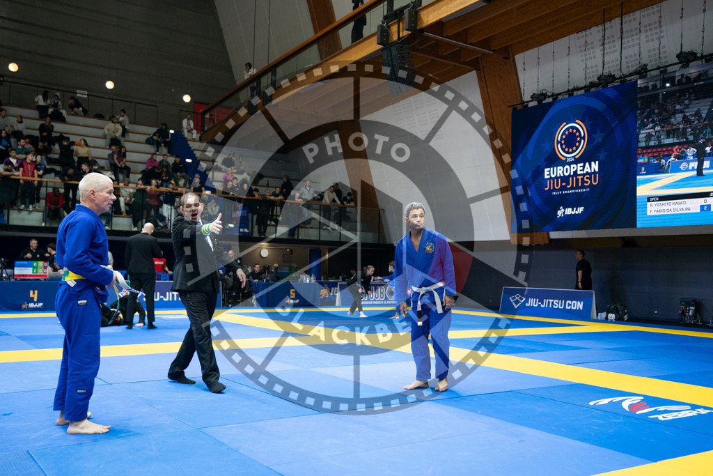 20240119PBB3709 | Fighters compete during the IBJJF European Championship in Paris, France, on January 19, 2024.