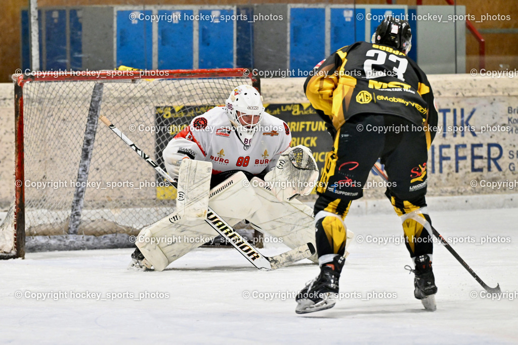 EC MET PHOTOVOLTAIK HORNETS SPITTAL vs. EV ZELTWEG MURTAL LIONS | #23 Sodja Urban EC Hornets Spittal, #88 Mocher Paul EV ZELTWEG MURTAL LIONS, EC MET PHOTOVOLTAIK HORNETS SPITTAL vs. EV ZELTWEG MURTAL LIONS, EC MET PHOTOVOLTAIK HORNETS SPITTAL vs. EV ZELTWEG MURTAL LIONS am 08.02.2026 in Spittal an der Drau (Eissportzentrum Spittal), Austria, (Photo by Bernd Stefan)