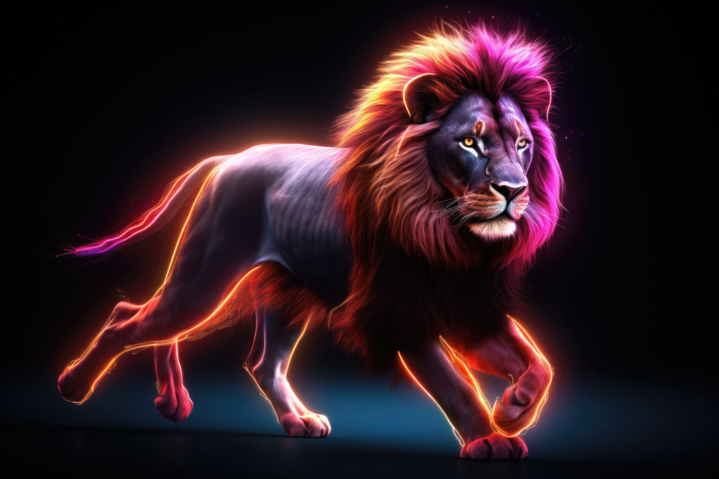 2308041 - Neon-Löwe | Ein wunderschöner Löwe mit Neon-Farbakzenten.
Bestellen Sie dieses Motiv als hochwertigen Kunstdruck auf Leinwand, Acrylglas, Dibond oder als Poster.