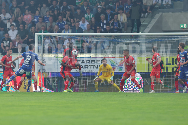 TSV Egger Glas Hartberg vs SK Rapid Wien – Championship Group    | Hartberg, Austria, 19.Apr.26 - SOCCER - ADMIRAL Bundesliga, TSV Egger Glas Hartberg vs SK Rapid Wien. The image shows Luca Pazourek (Hartberg) goal for Hartberg. 
