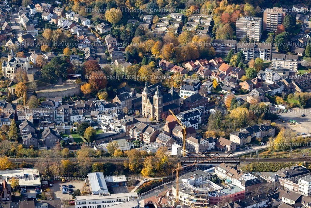 Luftbilder Herzogenrath-7368 | Luftbildfotografie Kirchengebäude " St. Mariä Himmelfahrt " an der Kleikstraße, Eygelshovener Straße in Herzogenrath im Bundesland Nordrhein-Westfalen, Deutschland - Realisiert mit Pictrs.com
