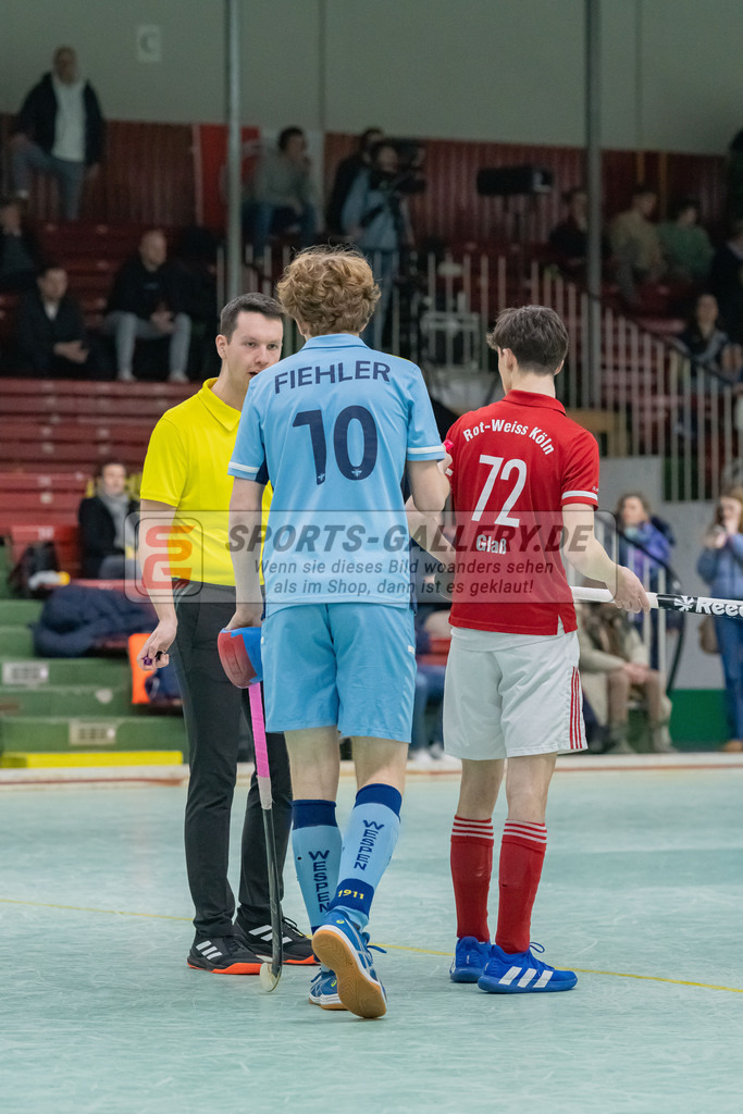 HK_20230305_106005 | Deutsche Meisterschaft MU16 1/2 Finale Rot-Weiss Köln - Zehlend. Wespen am 5.3.2023 RWK, Köln ,