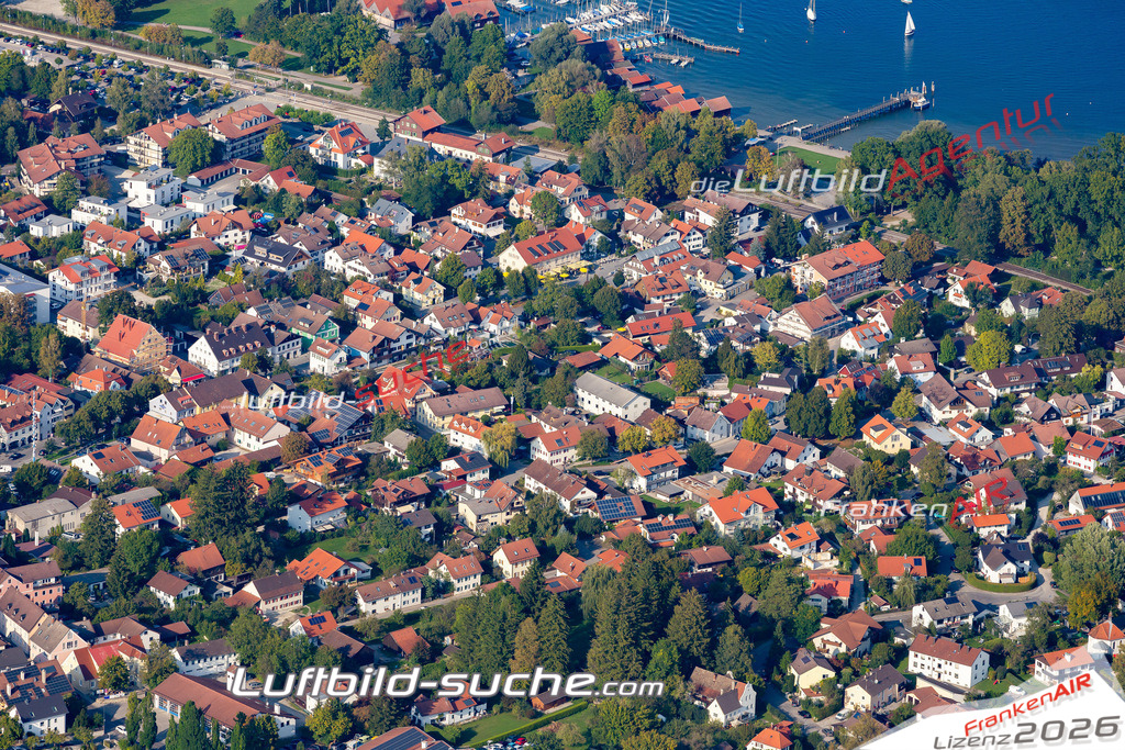 Aktuelles Luftbild von  Dießen am Ammersee - Die Luftaufnahme wurde 2020 mittels UL-Flugzeug erstellt ( keine Drohne ) - hochauflösende Kamera-Systeme von  Canon -Beste Qualität - Für grossformatige Ausdrucke geeignet. Die Geschenkidee !