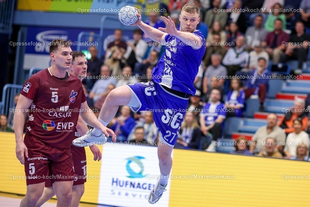 Gum25042501092 | 25.04.2025, Handball, HBL, VfL Gummersbach - 1. VfL Potsdam, Schwalbe-Arena: Kristjan Horzen (GUM #27) 