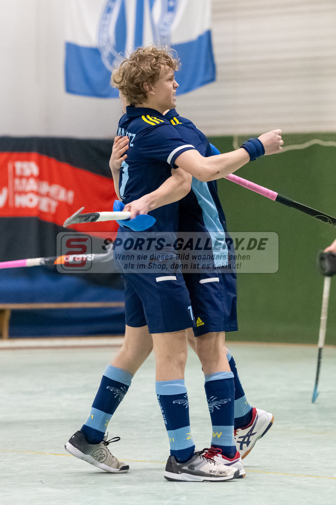 SFE_20230304_0019 | Deutsche Meisterschaft Männliche U16 Halle 2023 am 04.03.2023 in Köln (KTHC Stadion Rot-Weiss Köln Tennis and Hockey Club), Photo: Stephan Fehrmann 2022 (Sports-Gallery)