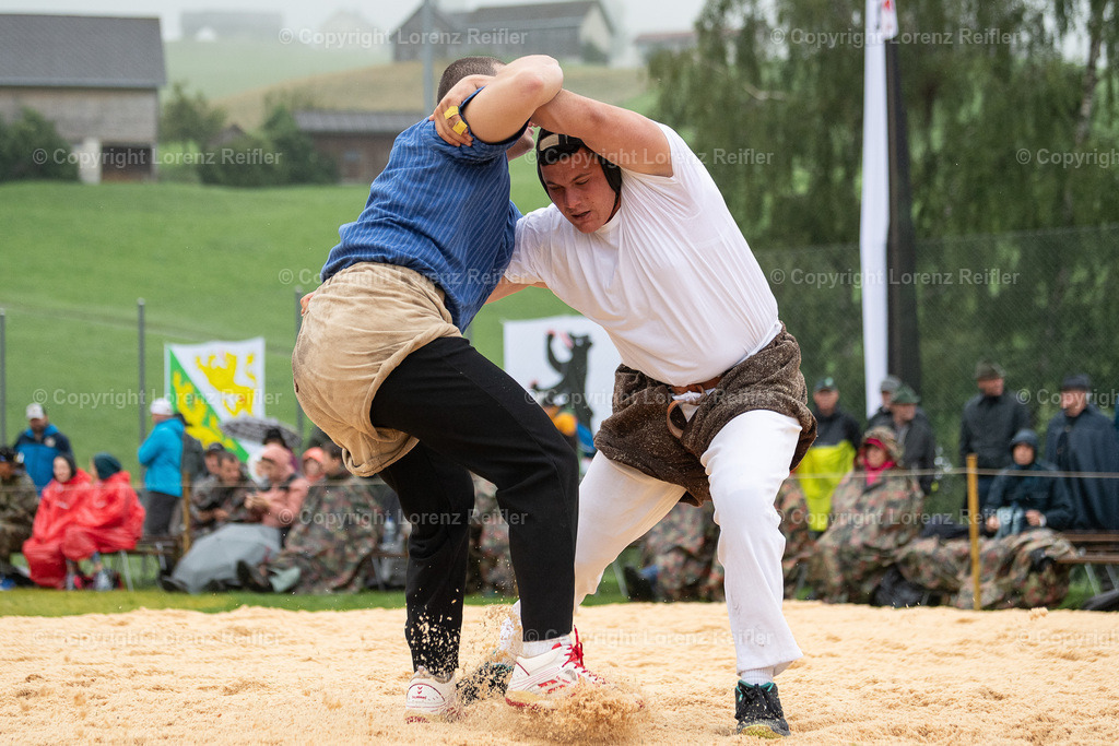 Schwingen -  Appenzeller Kantonal Schwingfest 2024 | Hundwil, 7.7.24, Schwingen - Appenzeller Kantonal Schwingfest.