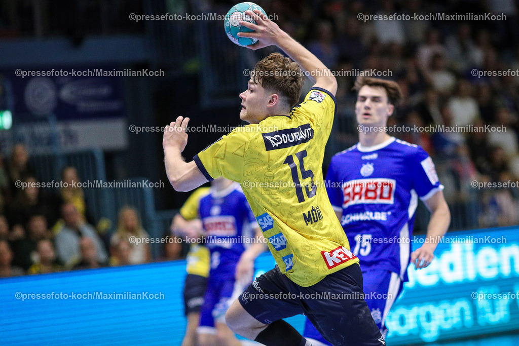 Gum1HBL19052401059 | 19.05.2024, Gummersbach, Handball, Liqui Moly Bundesliga, Schwalbe-Arena, VfL Gummersbach - Rhein-Neckar Löwen: David More (Rhein-Neckar Löwen)