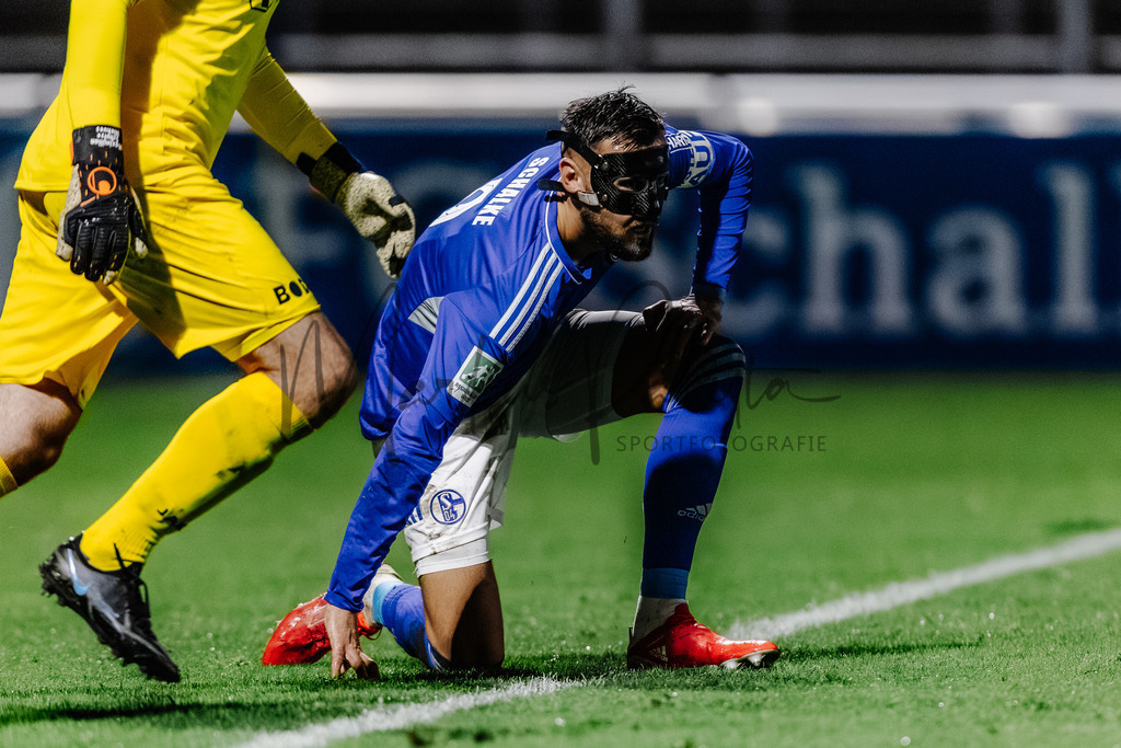 Regionalliga West, Saison 2022/2023, 10. Spieltag: FC Schalke 04 II - SC Preußen Münster | Regionalliga West, Saison 2022/2023, 10. Spieltag, FC Schalke 04 II empfängt SC Preußen Münster im Parkstadion in Gelsenkirchen. Foto: sportfotografie.ms | Markus Paletta - Realisiert mit Pictrs.com