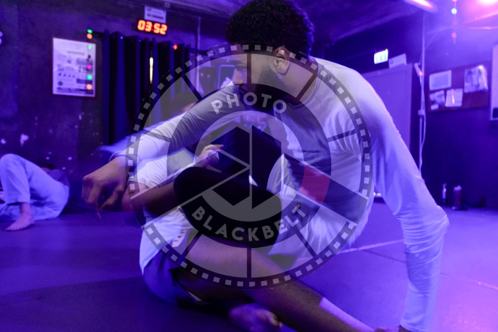 20240413PBB7989 | Fighters compete during the Grapplethon 24hours of rolling for a reason in Hamburg, Germany, on April 13, 2024.