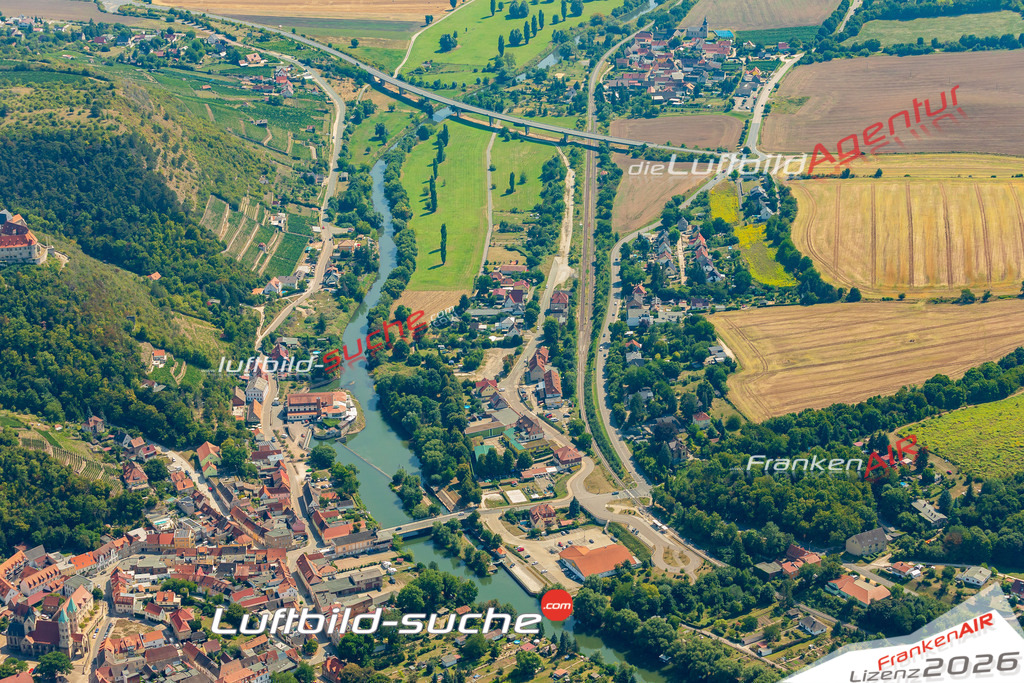 Luftaufnahme Unstrut Freyburg - Die Luftaufnahme wurde 2025 vom UL-Flugzeug heraus erstellt ( ohne Drohne ) - Hochauflösende Luftaufnahme - für professionelle Ausdrucke geeignet. Die Geschenkidee !Mit Lizenz und Bildrechte bestellbar