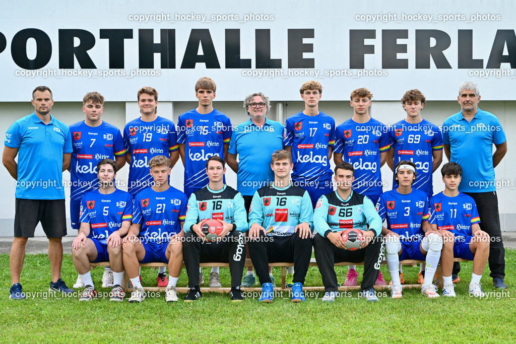SC Ferlach Media Day | Mannschaftsfoto SC Ferlach Future Team , SC Ferlach Media Day, SC Ferlach Media Day am 19.08.2024 in Ferlach (Ballspielhalle Ferlach), Austria, (Photo by Bernd Stefan)