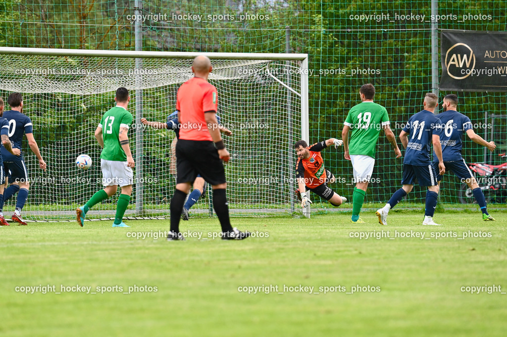 SV Malta vs. SV Rapid Feffernitz 3.6.2023 | #13 Luca Erwin Jost, #30 Deni Blazevic, #19 Franz Zussner, #11 Alexander Rieder, #6 Denis Music, Tor SV Rapid Feffernitz