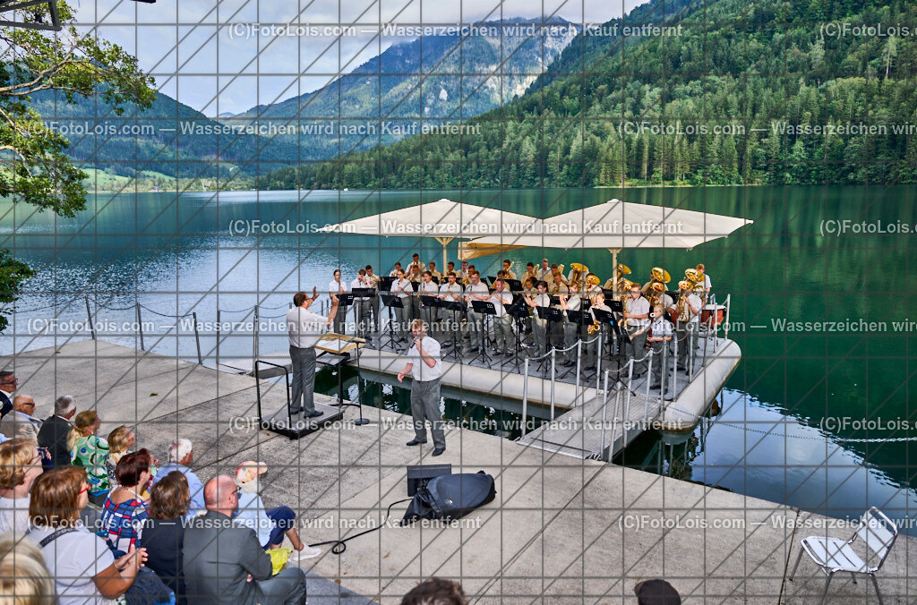 ALP1032_XXXX-Chopin-Festival_Ausklang | (C)FotoLois.com, Alois Spandl. XXXX. Chopin-Festival in der Kartause Gaming, musikalischer AUSKLANG auf der Seebühne Lunz mit dem Blasorchester der Miltärmusik Niederösterreich unter der Leitung von Oberst Adolf Obendrauf, So 18. August 2024.