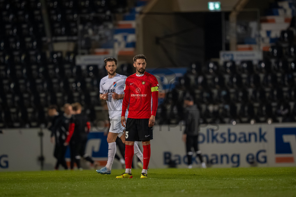 SG Sonnenhof Grossaspach vs. TSV Steinbach Haiger, Fussball, Regionalliga Suedwest, 25. Spieltag, 20.03.2026 | Volkan Celiktas (SG Sonnenhof Großaspach, #05),SG Sonnenhof Grossaspach vs. TSV Steinbach Haiger, Fussball, Regionalliga Suedwest, 25. Spieltag, 20.03.2026Foto: photosbyphips/Philip Ziegler