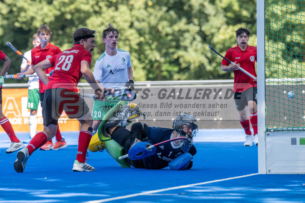 SFE_20230708_0090 | EuroHockey EM U18 Boys Austria vs Ireland am 08.07.2023 in Krefeld (Gerd-Wellen-Hockeyanlage), Photo: Stephan Fehrmann 2023 (Sports-Gallery)