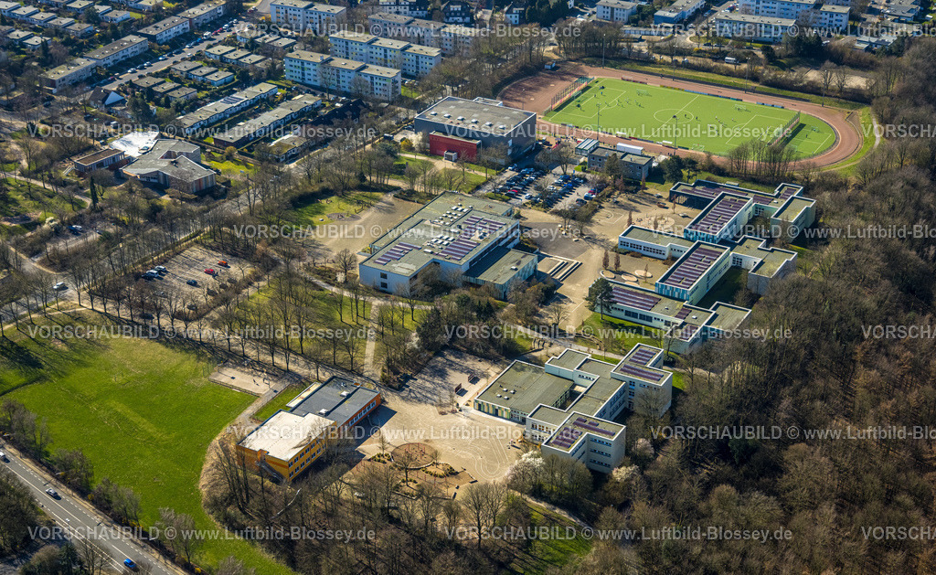 Velbert240301780 | Luftbild, Geschwister-Scholl-Gymnasium, Velbert, Ruhrgebiet, Nordrhein-Westfalen, Deutschland