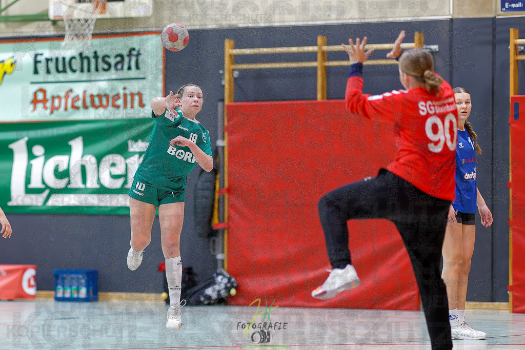 Jugenbundesliga wJB; HSG Kleenheim/Langgöns - SG Kappelwindeck/Steinbach | Jugenbundesliga wJB; HSG Kleenheim/Langgöns - SG Kappelwindeck/Steinbach am 23.11.2025 in Oberkleen (Weidig-Halle)Photo © 2025 - Jörg Heinrich - Realisiert mit Pictrs.com