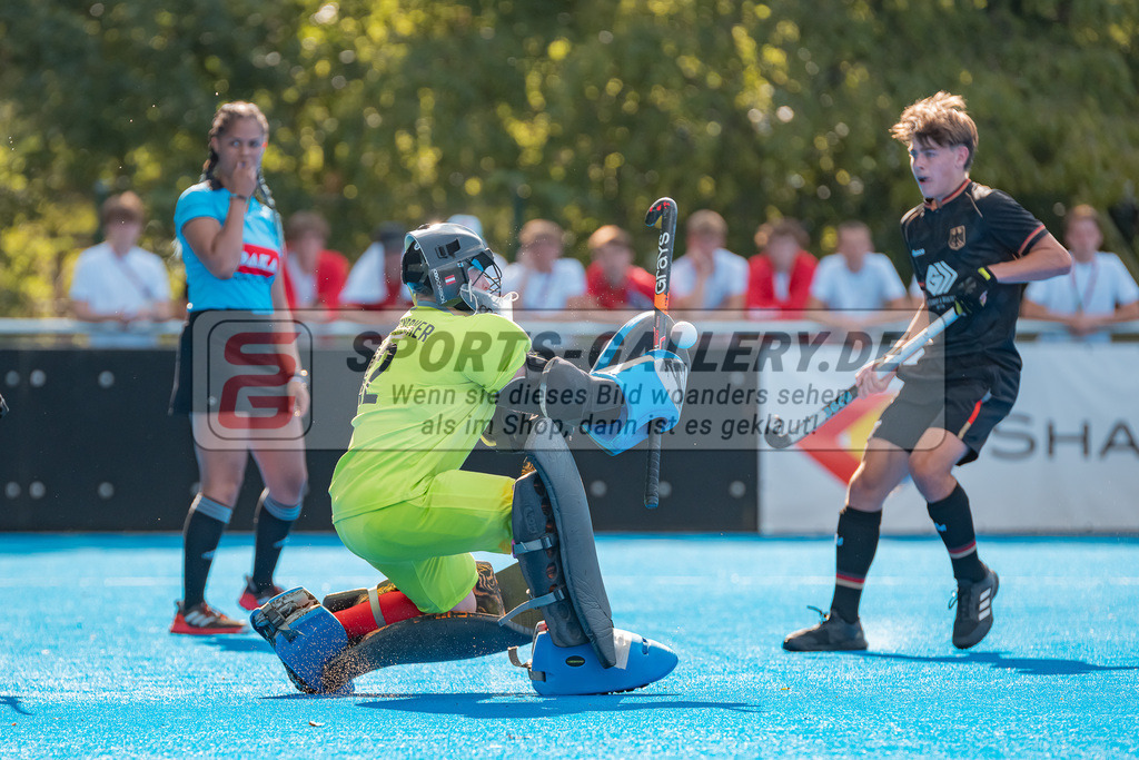 HK_20230710_100838 | Euro Hockey MU18 Austria - Germany Championship Girls &amp; Boys am 10.7.2023 CHTC , Krefeld ,