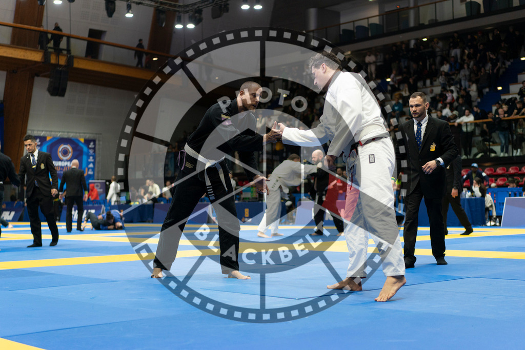 20240119PBB2960 | Fighters compete during the IBJJF European Championship in Paris, France, on January 19, 2024.
