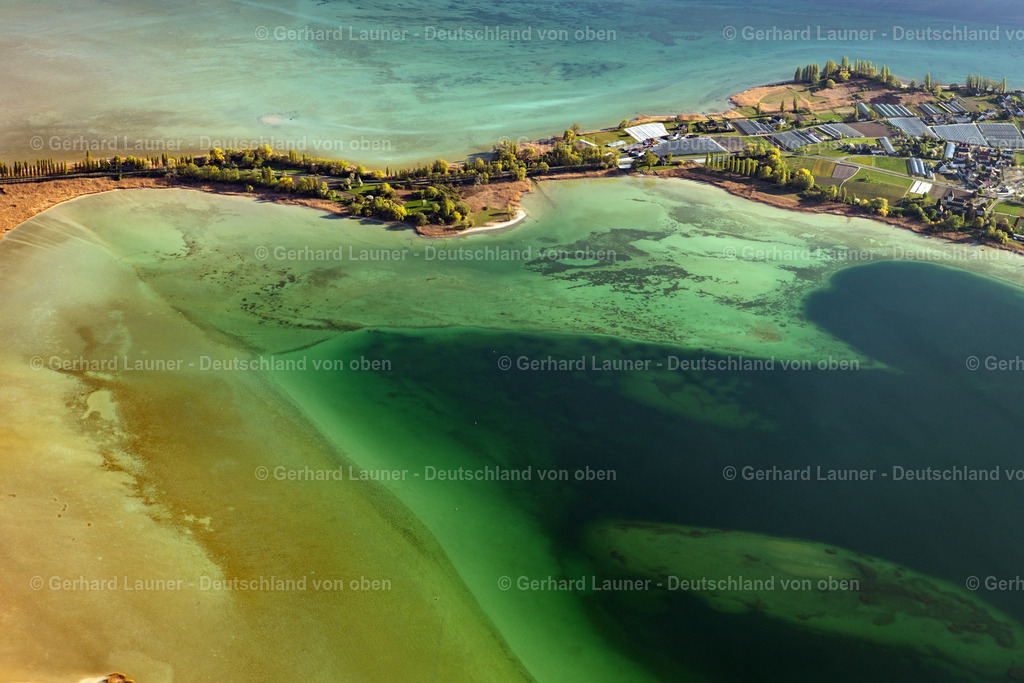 4024130 | STECKBORN 15.04.2020 Uferbereichs- Landschaft am Gebiet der Seenkette Untersee am Bodensee in Steckborn im Kanton Thurgau, Schweiz. // Waterfront landscape on the lake Untersee on Bodensee in Steckborn in the canton Thurgau, Switzerland. Foto: Gerhard Launer