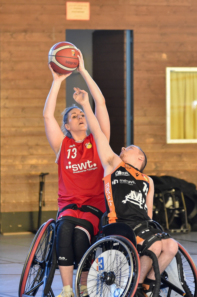 2024-10-26-0004 | RSKV Tuebingen vs. Hannover United 2, Rollstuhlbasketball, 2. Bundesliga Sued, 3. Spieltag, Saison 2024/2025, 26.10.2024, Foto: Ralph Kunze - Realisiert mit Pictrs.com