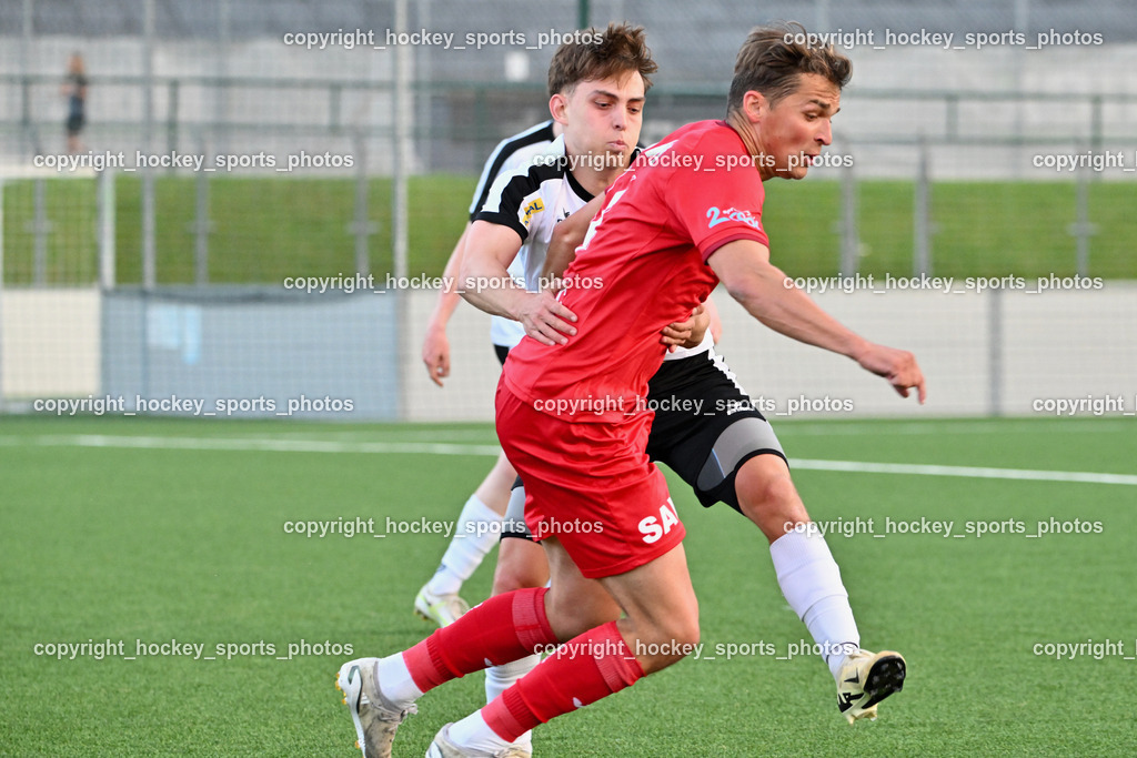 SV Spittal vs. SAK | #14 Luka Gajic SAK, #17 Matteo Revelant SV Spittal, SV Spittal vs. SAK, SV Spittal vs. SAK am 24.05.2024 in Spittal an der Drau (Goldeck Stadion), Austria, (Photo by Bernd Stefan)