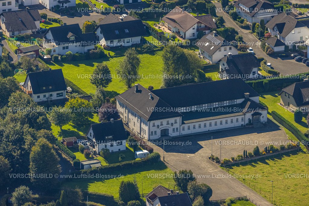 Finnentrop230908668 | Luftbild, Schützenhalle Heggen - Schützenverein Heggen 1867, Heggen, Finnentrop, Sauerland, Nordrhein-Westfalen, Deutschland