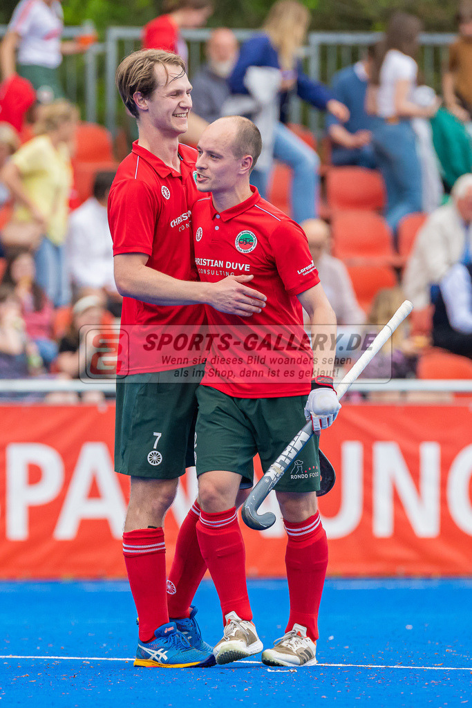 HK_20230507_108062 | 1. Bundesliaga Herren Creefelder HTC - Harvestehuder THC  am 7.5.2023 Crefelder HTC ( CHTC ), Krefeld  , Linus Michler ( Crefelder HTC #7 ) , Ehling Jonathan ( Crefelder HTC #22 )