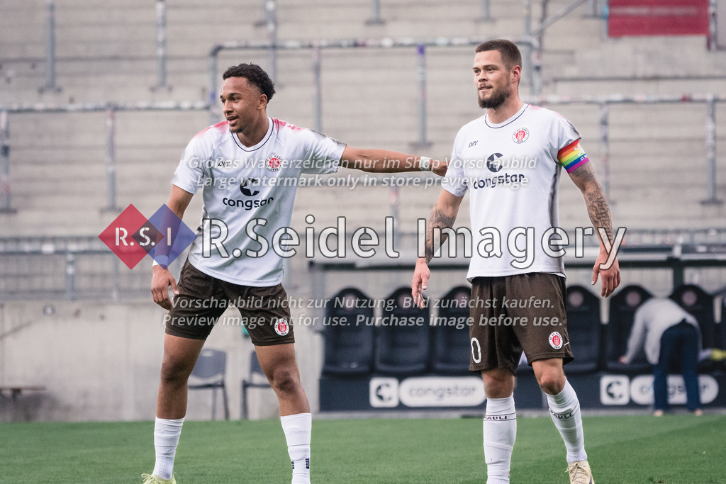 RS-1-050639 | Eric Emanuel Da Silva Moreira (#9, FCSP), Julian Ulbricht (#10, FCSP, Teamkapitän)