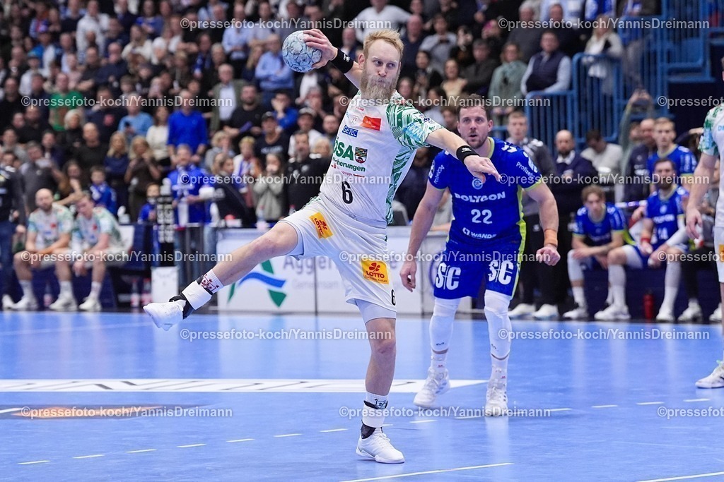 xYDRx14122501092 | 14.12.2025, xydrx, Handball, 1.HBL, VfL Gummersbach - SC Magdeburg, Schwalbe-Arena: Matthias Musche (SC Magdeburg #6)Photo: xYannisxDreimannxPressefotoKochx
