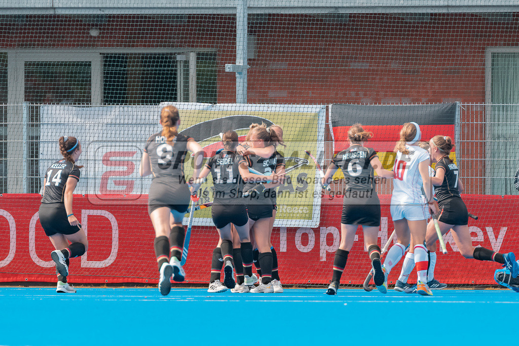 HK_20230715_102767 | Euro Hockey WU18 SF2 Spain vs Germany Championship Girls &amp; Boys am 15.7.2023 CHTC , Krefeld ,