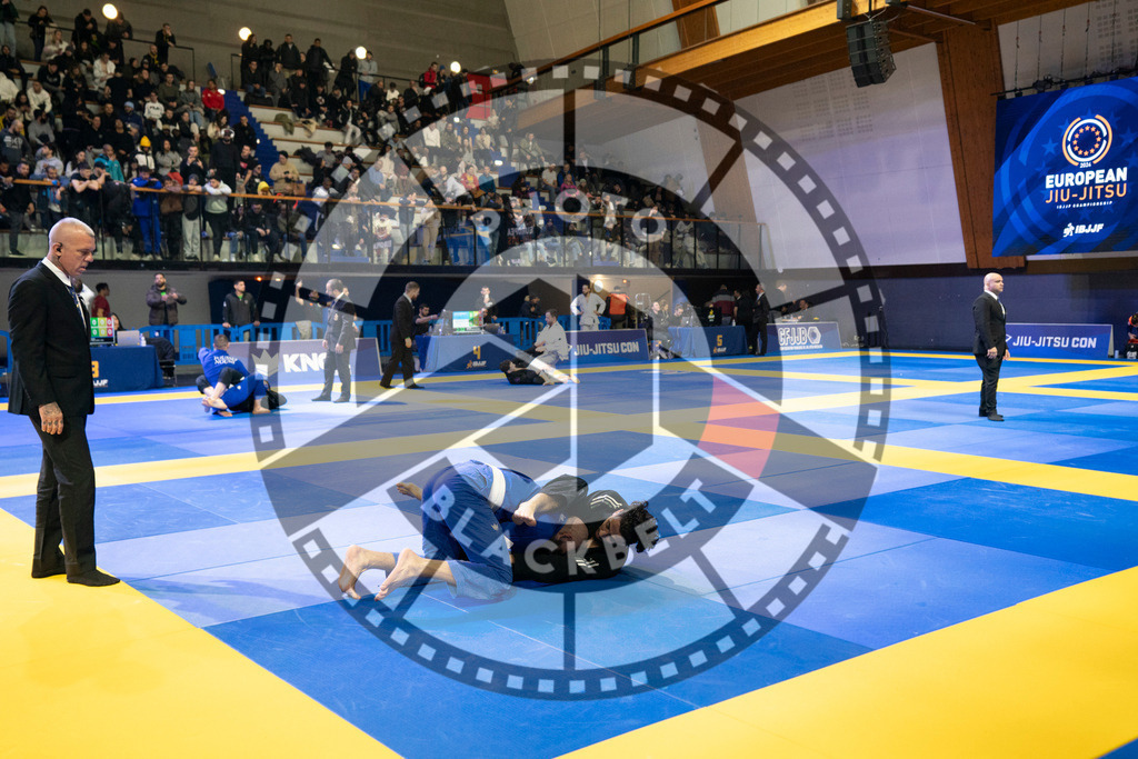 20240119PBB0843 | Fighters compete during the IBJJF European Championship in Paris, France, on January 19, 2024.