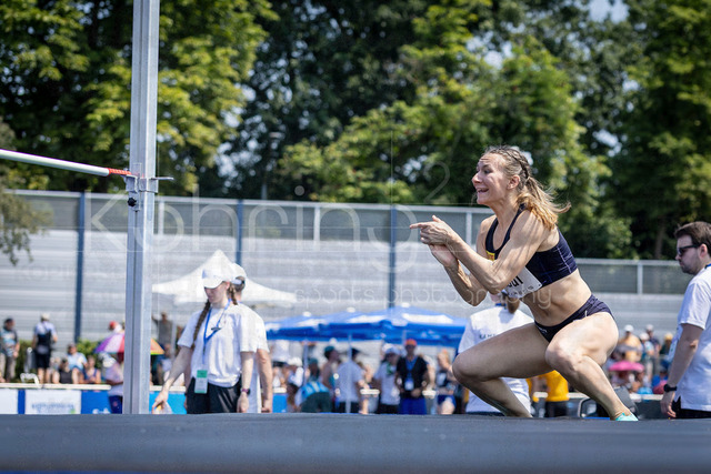 Multisport Event; Ratingen, 27.06.2026 | RATINGEN, GERMANY - JUNE 27, 2026 : Emma Kaul (GER / Germany) competing in the high jump during the Multisport Event at Stadion Ratingen on June 27, 2026 in Ratingen, Germany.