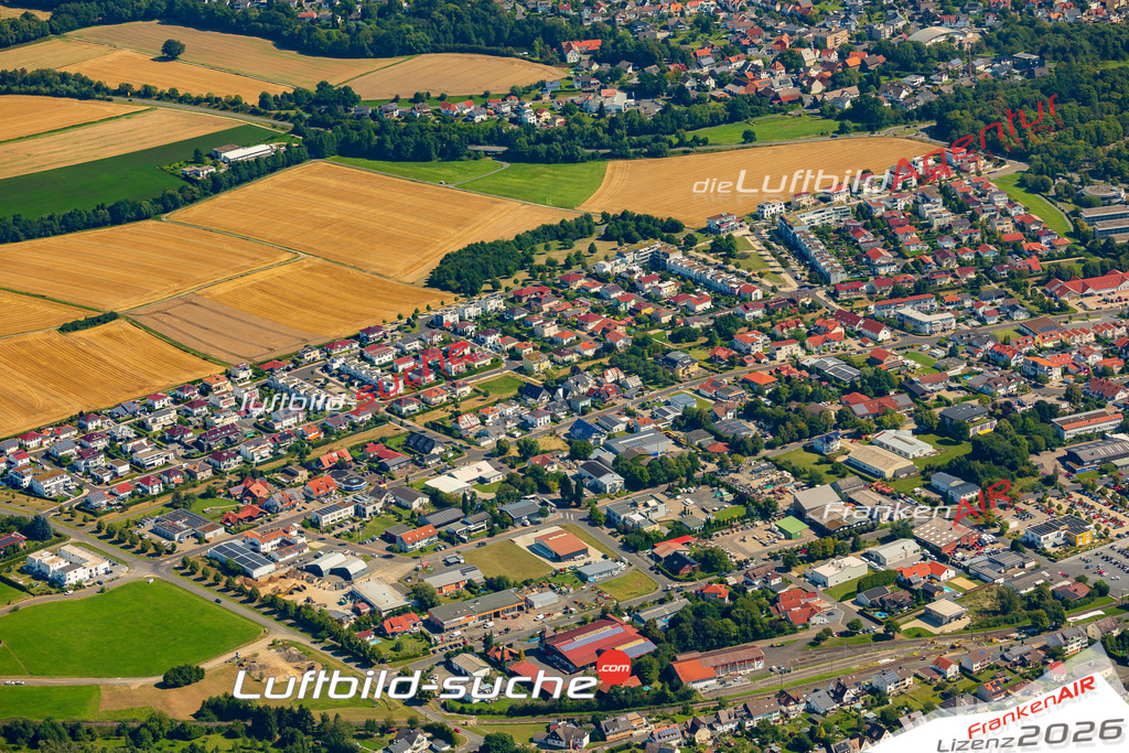 Klassische Luftaufnahme ohne Drohne zeigt:Großenritte bei Baunatal - Die Luftbildaufnahme wurde 2025 vom UL-Flugzeug heraus erstellt ( keine Drohnenaufnahme ) - Hochauflösende Luftaufnahme -Nicht vergleichbar mit Google Maps oder Satelittenbilder- Die Geschenkidee !Mit Lizenz und Bildrechte bestellbar