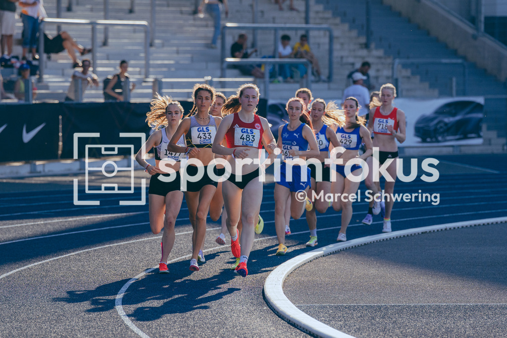 Deutsche Meisterschaften U20 / U16 2026 | Hannah Lösel, Eintracht Frankfurt e.V., 483, 3000 Meter Hindernis, Deutsche Meisterschaften der U20 &amp; U16 2026, Lohrheidestadion Bochum-Wattenscheid, 10.07.2026. Foto: Marcel Schwering / sportimfokus - Realisiert mit Pictrs.com