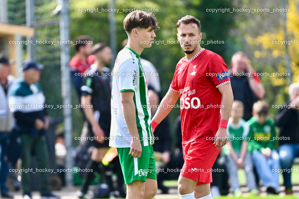 SV Donau Klagenfurt vs. SAK | #8 Luca Thaler SV Donau, #9 Sinan Samardzic SAK, SV Donau Klagenfurt vs. SAK, SV Donau Klagenfurt vs. SAK am 11.04.2026 in Klagenfurt (Sportplat Donau ), Austria, (Photo by Bernd Stefan)