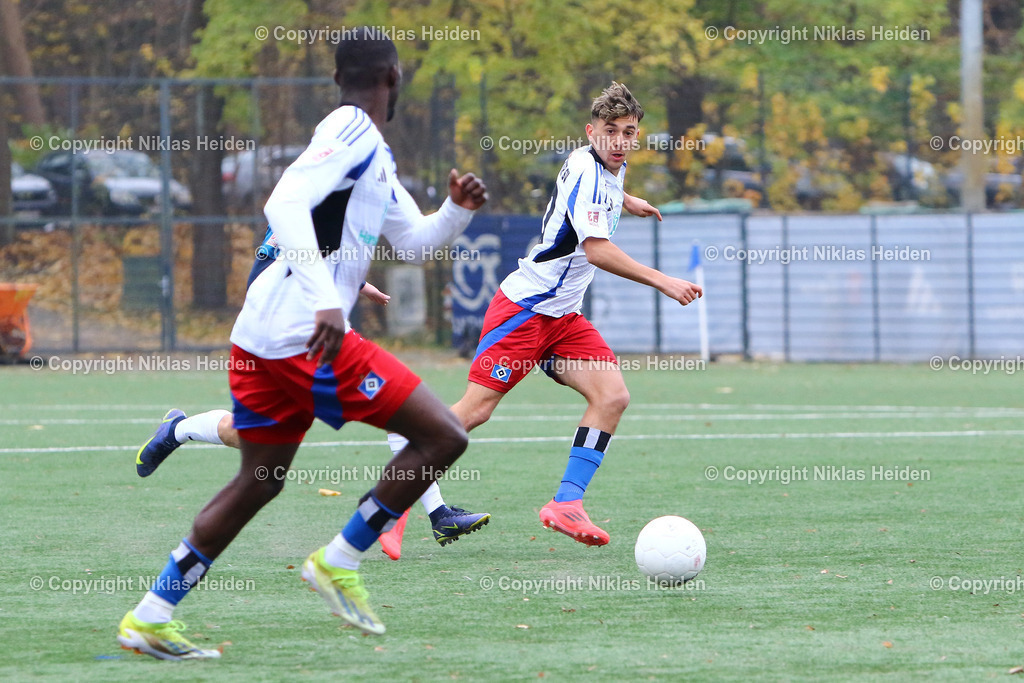 NH_HamburgerSVU21_SSVJeddeloh_RegionalligaNord_16112024 | #10 Bilal Yalcinkaya Hamburger SV (U21)Fußball I Herren I Regionalliga Nord I Saison 2024-2025 I 19. Spieltag I Hamburger SV U21 - SSV Jeddeloh I 16.11.2024 I Alexander-Otto-Akademie