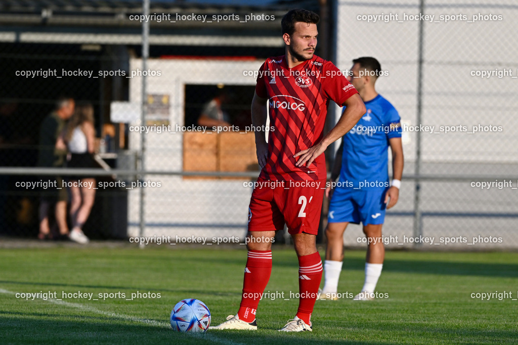SV St.Jakob vs. SAK | #23 Christoph Omann St.Jakob, SV St.Jakob vs. SAK, SV St.Jakob vs. SAK am 23.08.2024 in St. Jakob im Rosenthal (Sportplatz St. Jakob), Austria, (Photo by Bernd Stefan)