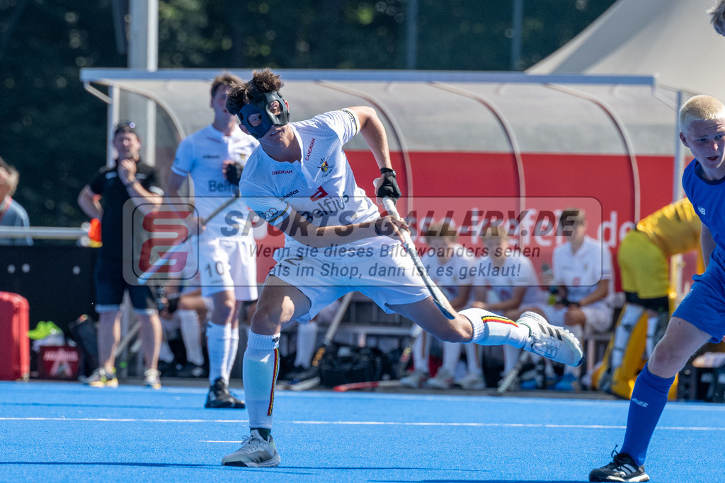 SFE_20230708_0062 | EuroHockey EM U18 Boys Belgium vs Scotland am 08.07.2023 in Krefeld (Gerd-Wellen-Hockeyanlage), Photo: Stephan Fehrmann 2023 (Sports-Gallery)