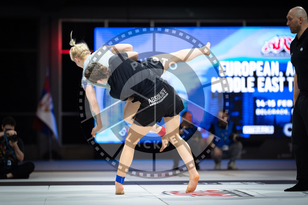 20260215PBB5173 | Fighters compete during the ADCC European Trials competition day 2 in Belgrade, Serbia, on February 15, 2026.