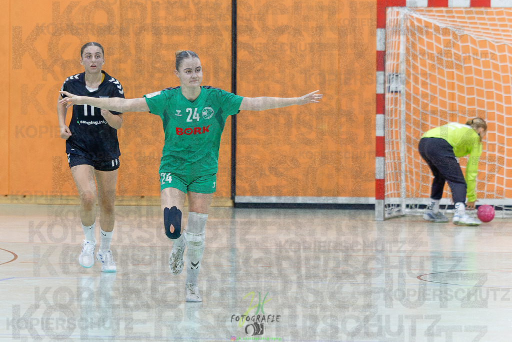 2024-10-19_105 | Jugendbundesliga B-Jugend weiblich; HSG Kleenheim/Langgöns - Longericher SC am 19.10.2024 in Oberkleen (Weidig-Halle) - Realisiert mit Pictrs.com