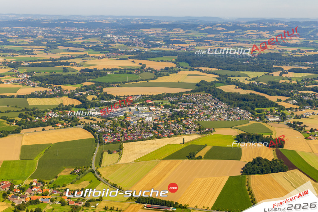 Luftaufnahme Kachtenhausen Lage - Die Luftaufnahme wurde 2025 vom UL-Flugzeug heraus erstellt ( ohne Drohne ) - Hochauflösende Luftaufnahme - für professionelle Ausdrucke geeignet. Die Geschenkidee !Mit Lizenz und Bildrechte bestellbar
