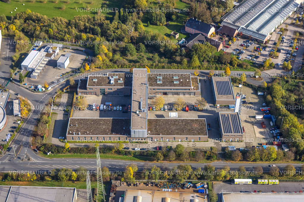 Hagen221016425 | Luftbild, Feuerwehrgerätehaus, Feuerwache und Rettungswache Ost, Hohenlimburg, Hagen, Ruhrgebiet, Nordrhein-Westfalen, Deutschland