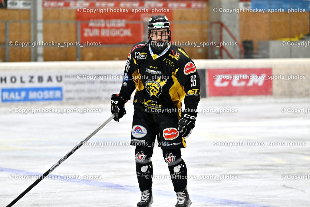 MET PHOTOVOLTAIK HORNETS SPITTAL vs. 1. EHC ALTHOFEN | #96 Peharz Joshua EC Hornets Spittal, MET PHOTOVOLTAIK HORNETS SPITTAL vs. 1. EHC ALTHOFEN, MET PHOTOVOLTAIK HORNETS SPITTAL vs. 1. EHC ALTHOFEN am 10.01.2026 in Spittal an der Drau (Eissportzentrum Spittal), Austria, (Photo by Bernd Stefan)
