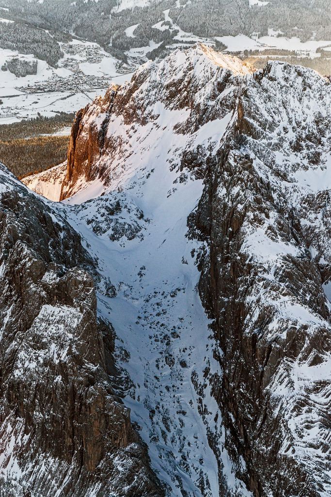 Ellmauer Tor | 02.12.2013 Felsen- Massiv und Berglandschaft des Wilden Kaiser
