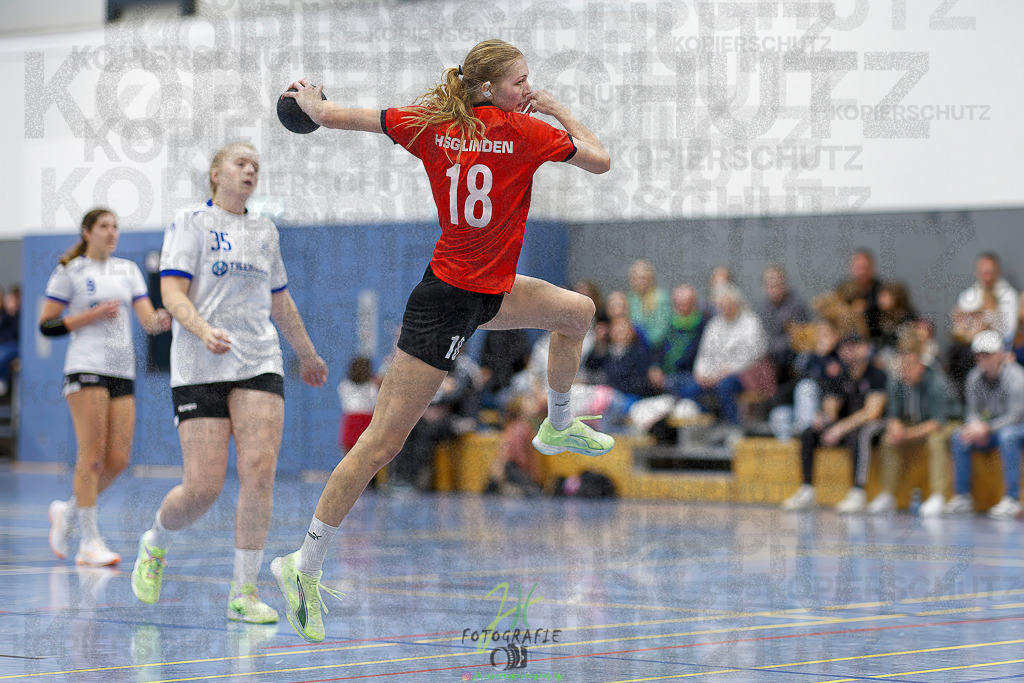 Frauen 2. Bezirksklasse; SG Rechtenbach - HSG Linden II | Frauen 2. Bezirksklasse; SG Rechtenbach - HSG Linden II am 16.11.2025 in Rechtenbach (Sporthalle Rechtenbach)Photo © 2025 - Jörg Heinrich - Realisiert mit Pictrs.com