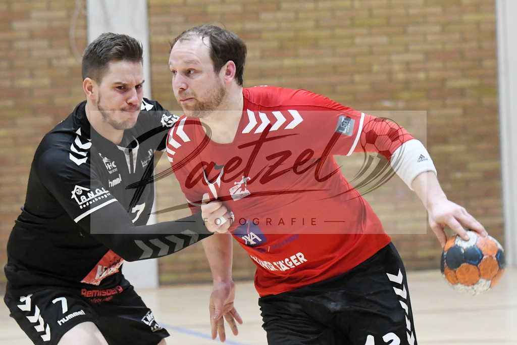 20200125_HSGHGJ_0035 | Handball, Herren:   beim Spiel der Landesliga zwischen HSG Osnabrück vs. HG Jever/Schortens am 25.01.2020 in der OSC-Halle in Osnabrück, Deutschland.(Foto von Nico Paetzel) - Realisiert mit Pictrs.com